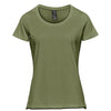 Stormtech Women's Sage Green Heather Equinox Short Sleeve Tee