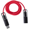 Koozie Group Red All-Over Braided Long Cable Extender