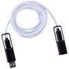 Koozie Group White All-Over Braided Long Cable Extender