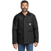 Carhartt Men's Black Tall Duck Traditional Coat