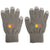 Debco Dark Grey/Light Grey Knit Touch Screen Gloves