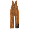 Carhartt Unisex Brown Firm Duck Insulated Bib Overalls