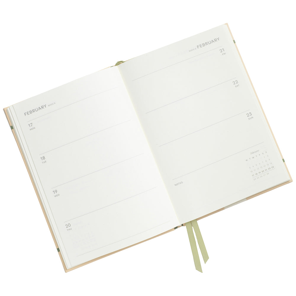 Papier Blue/Navy Colorblock Calendar Year Planner