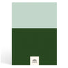 Papier Green/Dark Green Colorblock Daily Planner