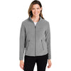 Devon & Jones Women's Graphite CrownLux Performance Fleece Full-Zip