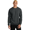 District Men's Heathered Charcoal Cloud Fleece Crew