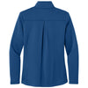 Eddie Bauer Women's Cobalt Blue Smooth Mid Layer Fleece 1/2-Zip