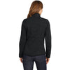 Eddie Bauer Women's Black Sweater Fleece Full Zip