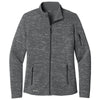 Eddie Bauer Women's Dark Grey Heather Sweater Fleece Full Zip