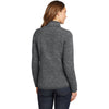 Eddie Bauer Women's Dark Grey Heather Sweater Fleece Full Zip