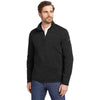 Eddie Bauer Men's Black Sweater Fleece Quarter Zip
