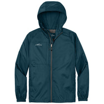Eddie Bauer Men's Adriatic Blue Packable Wind Jacket