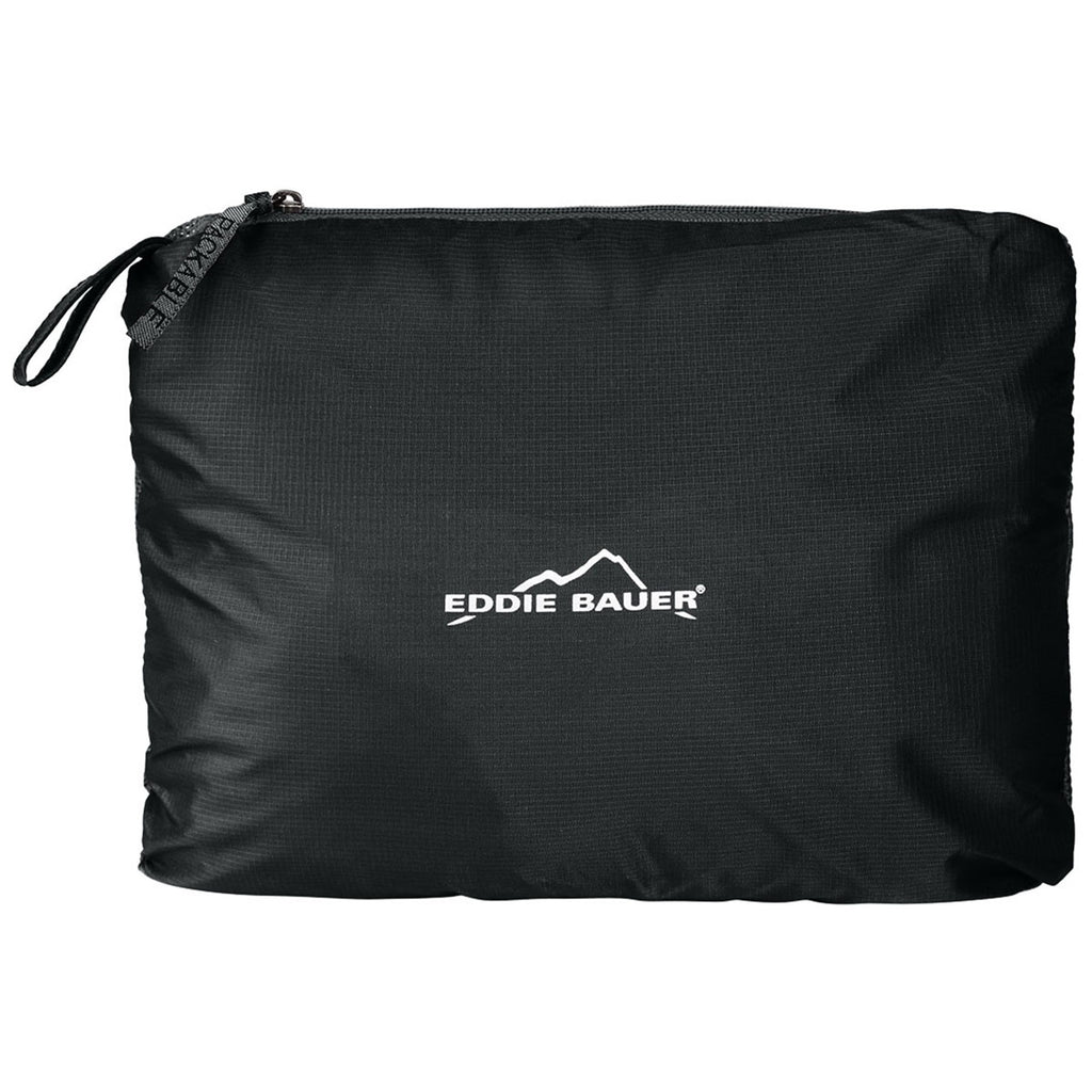 Eddie Bauer Women's Black Packable Wind Jacket