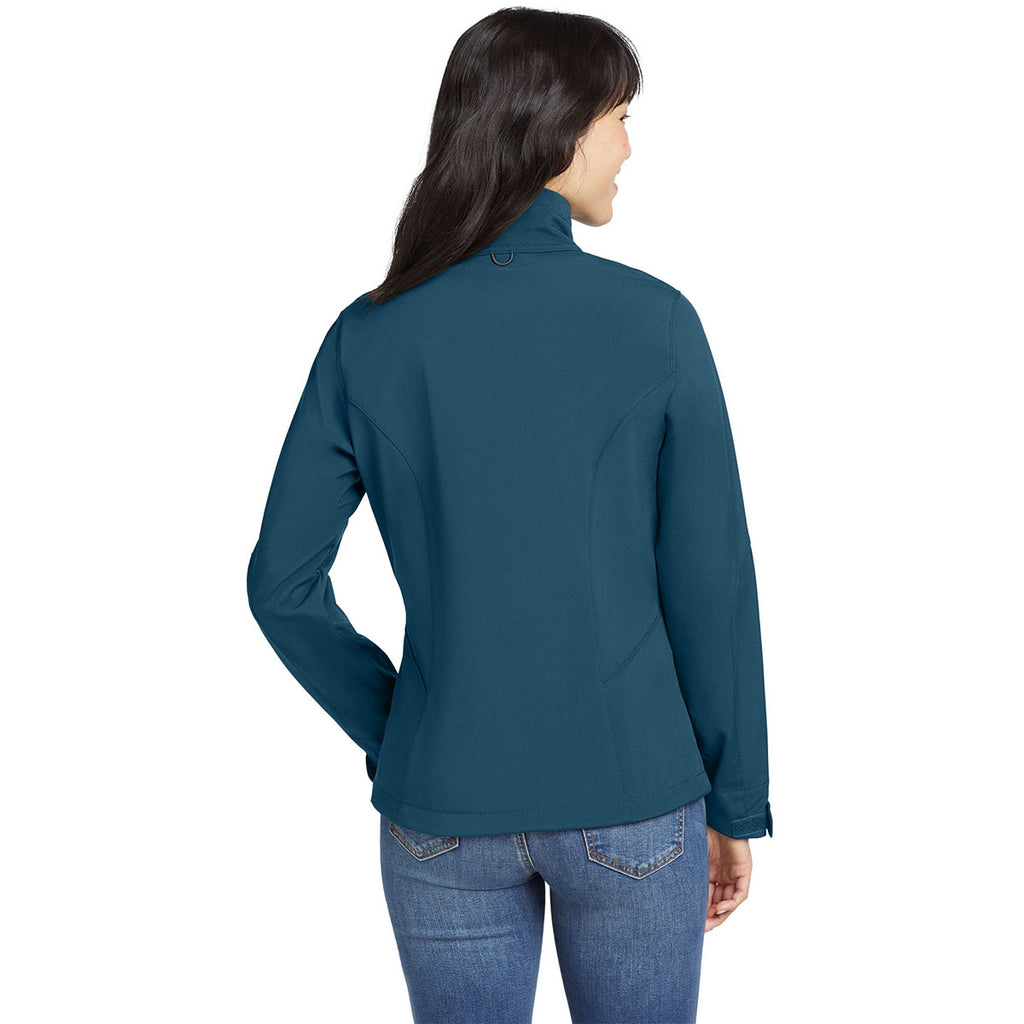 Eddie Bauer Women's Dark Adriatic Blue Softshell Jacket