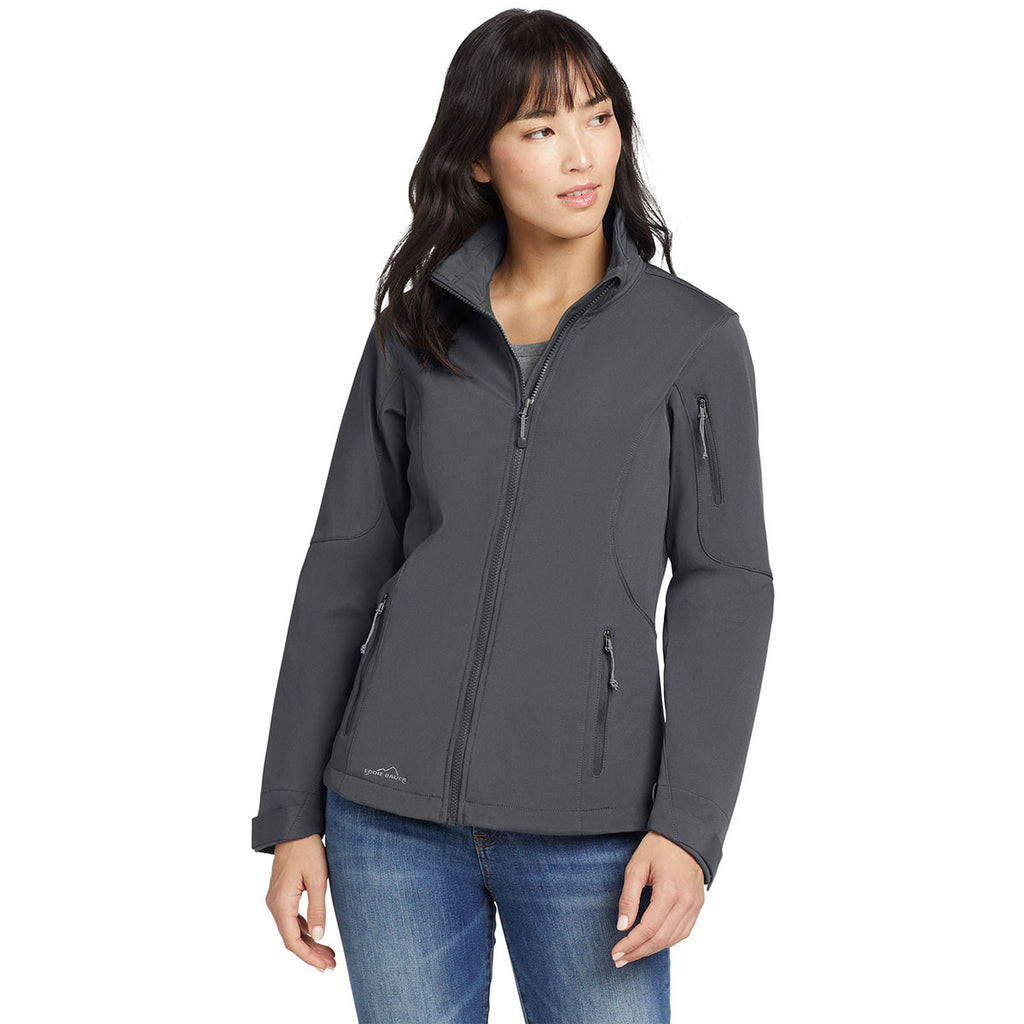 Eddie Bauer Women's Grey Steel Softshell Jacket