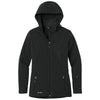 Eddie Bauer Women's Black Hooded Softshell Parka