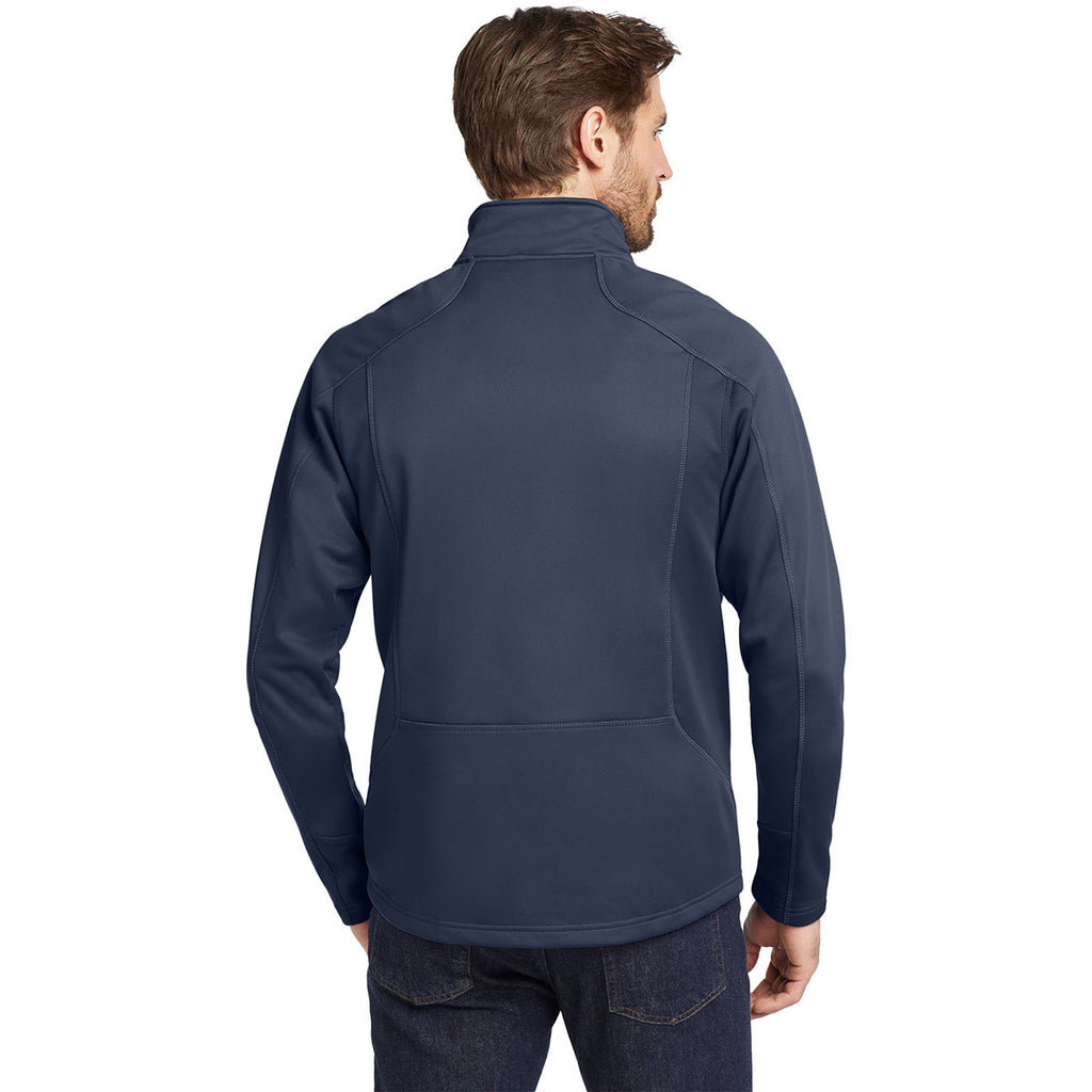 Eddie Bauer Men's River Blue Navy Trail Soft Shell Jacket