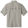 Eddie Bauer Men's Driftwood Beige S/S Performance Fishing Shirt