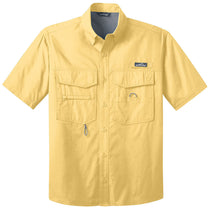 Eddie Bauer Men's Goldenrod Yellow S/S Fishing Shirt