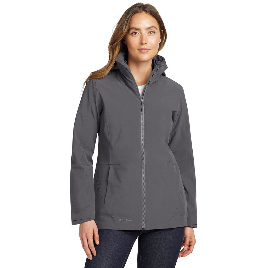 Eddie Bauer Women's Grey Steel/Metal Grey WeatherEdge 3-in-1 Jacket