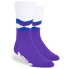 Pop Promos Purple & Blue Diamond Dress Socks