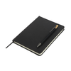 Logomark Black Manhattan II Gift Set w/Magnetic Journal & Recycled Pen