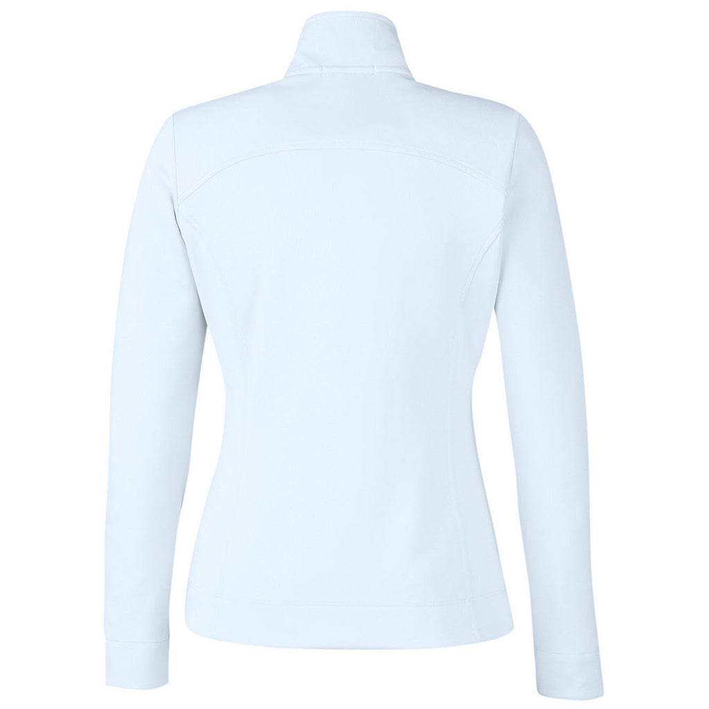 Fairway & Greene Women's Dream/White Wells Quarter-Zip Tech Pullover