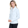 Fairway & Greene Women's Dream/White Wells Quarter-Zip Tech Pullover