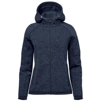 Stormtech Women's Navy Heather Avalante Full Zip Fleece Hoody