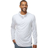 Oakley Men's White Team Issue Podium Quarter-Zip Pullover