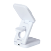 Logomark White Seth 3-in-1 5W Wireless Charging Station