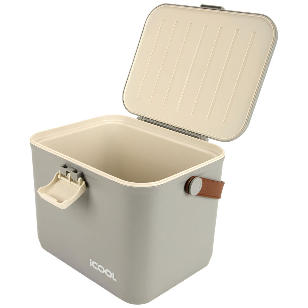 iCOOL Grey Hale 18-Can, 10.5 Qt Hard Sided Cooler