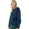 Jerzees Unisex Washed Navy Rugged Hooded Sweatshirt