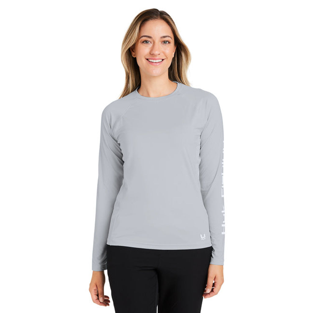 HUK Women's Harbor Mist Pursuit Long-Sleeve T-Shirt