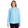 HUK Women's Crystal Blue Tide Point Long Sleeve Shirt