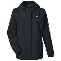 HUK Women's Black Storm Rain Jacket