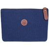 Heritage Gear Navy/Tan Wool Valuables Pouch