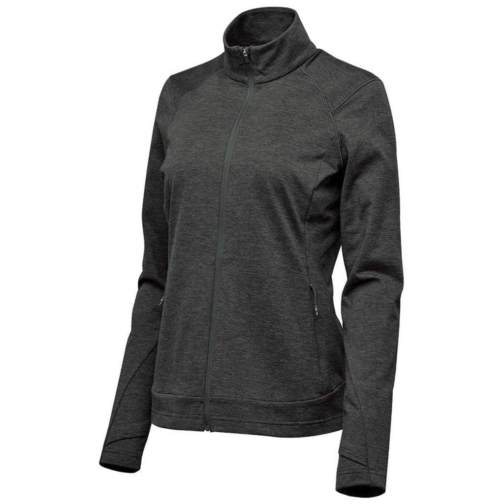 Stormtech Women's Black Heather Treeline Performance Jacket