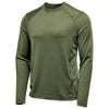 Stormtech Men's Sage Green Heather Milano Crew Neck Long Sleeve