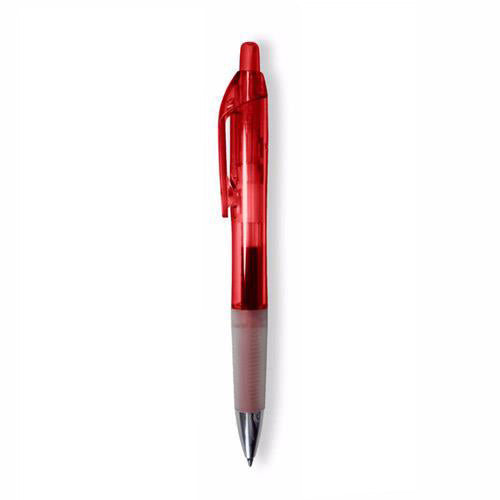 48-Hour BIC Clear Red Intensity Clic Gel Pen with Black Ink