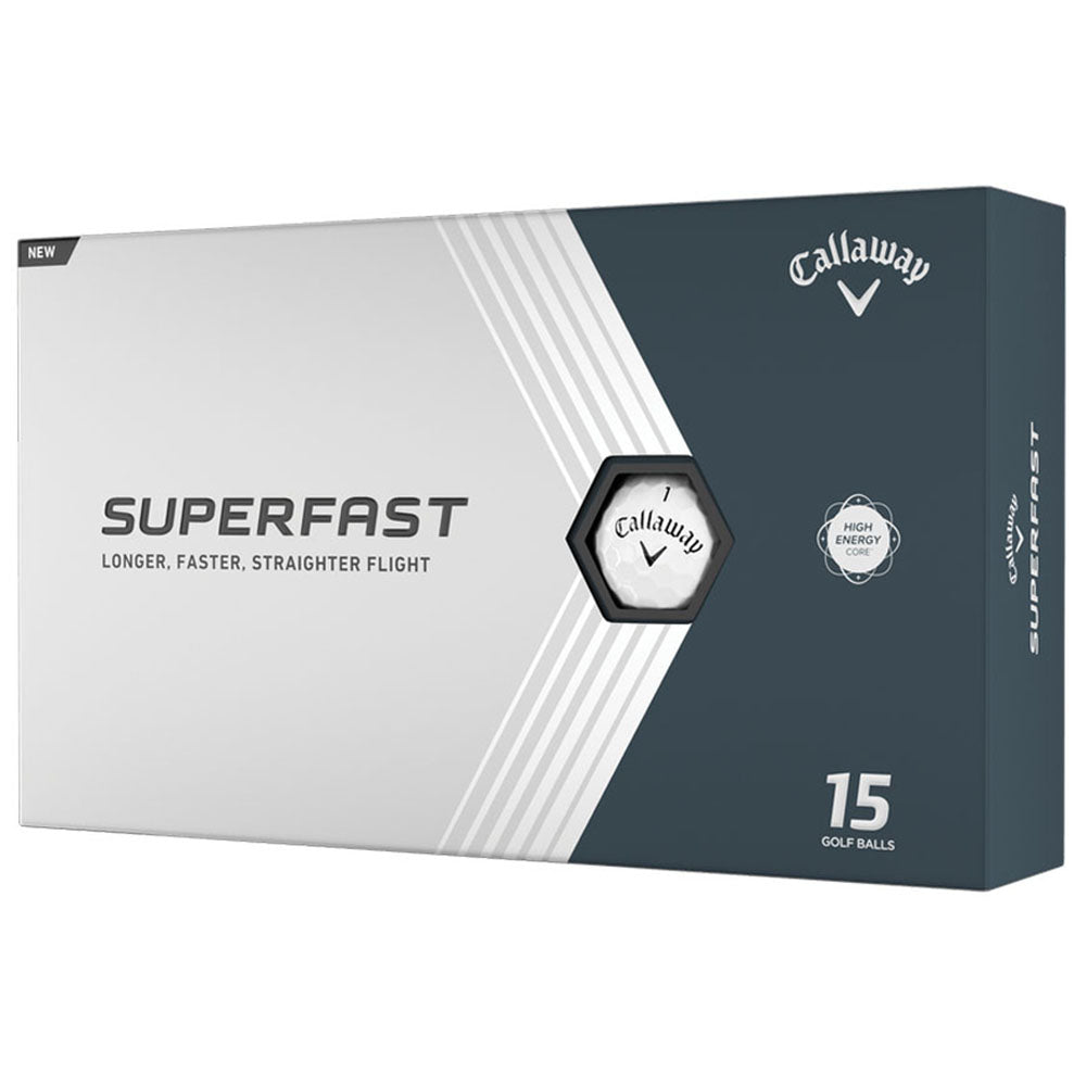 Callaway White SuperFast Golf Balls (15 Ball Pack)