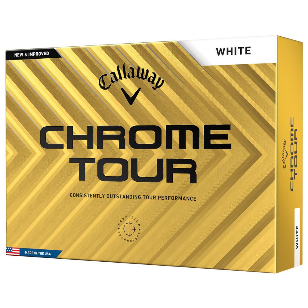 Callaway White Chrome Tour Golf Balls (One Dozen)