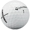 TaylorMade White Distance+ Golf Balls (One Dozen)