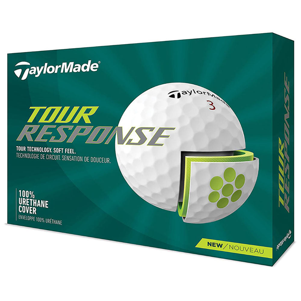 TaylorMade White Tour Response Golf Balls (One Dozen)