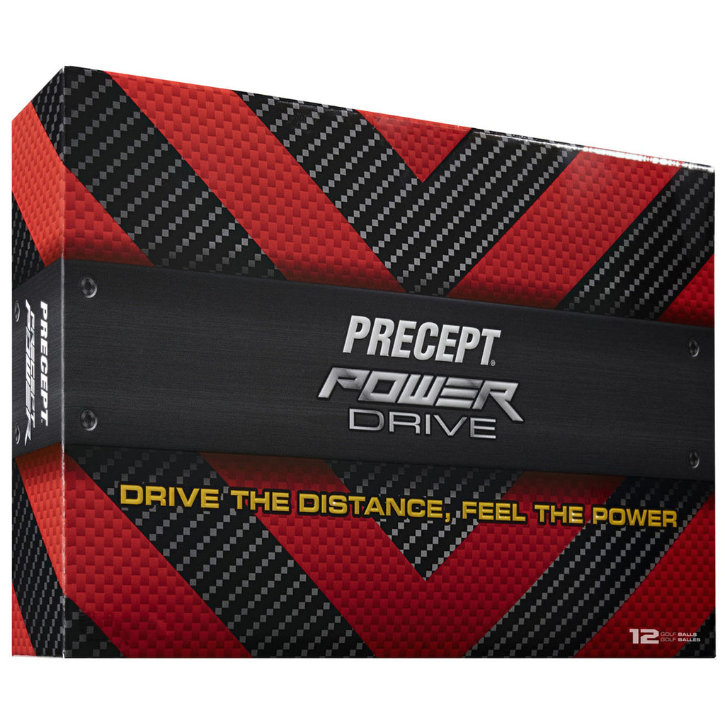 Precept White Power Drive Golf Balls (One Dozen)