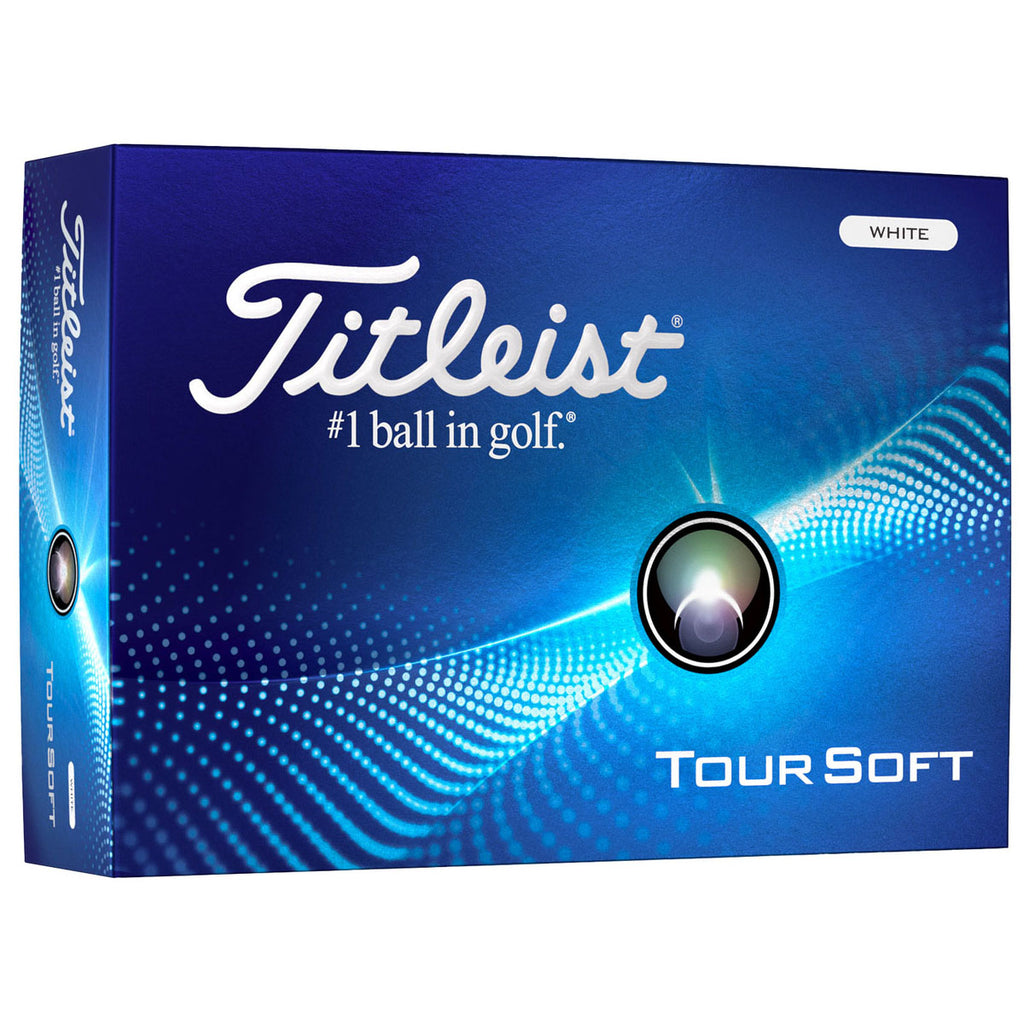 Titleist White Tour Soft Golf Balls (One Dozen)