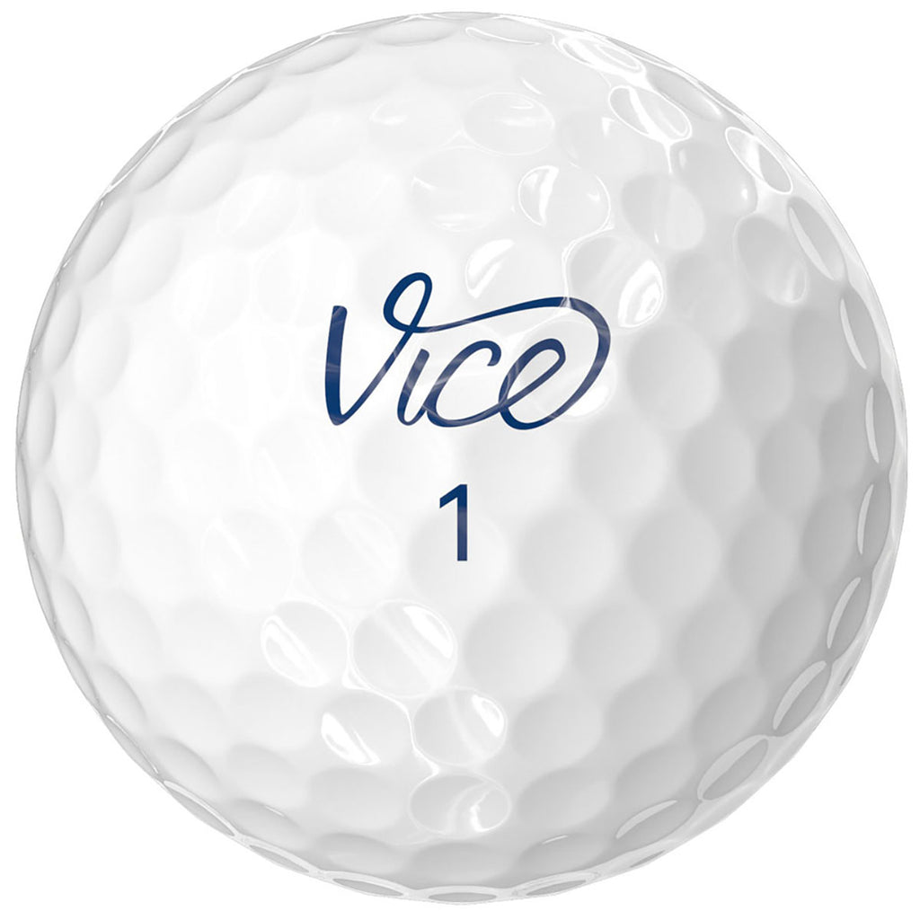 Vice White Tour Golf Balls (One Dozen)