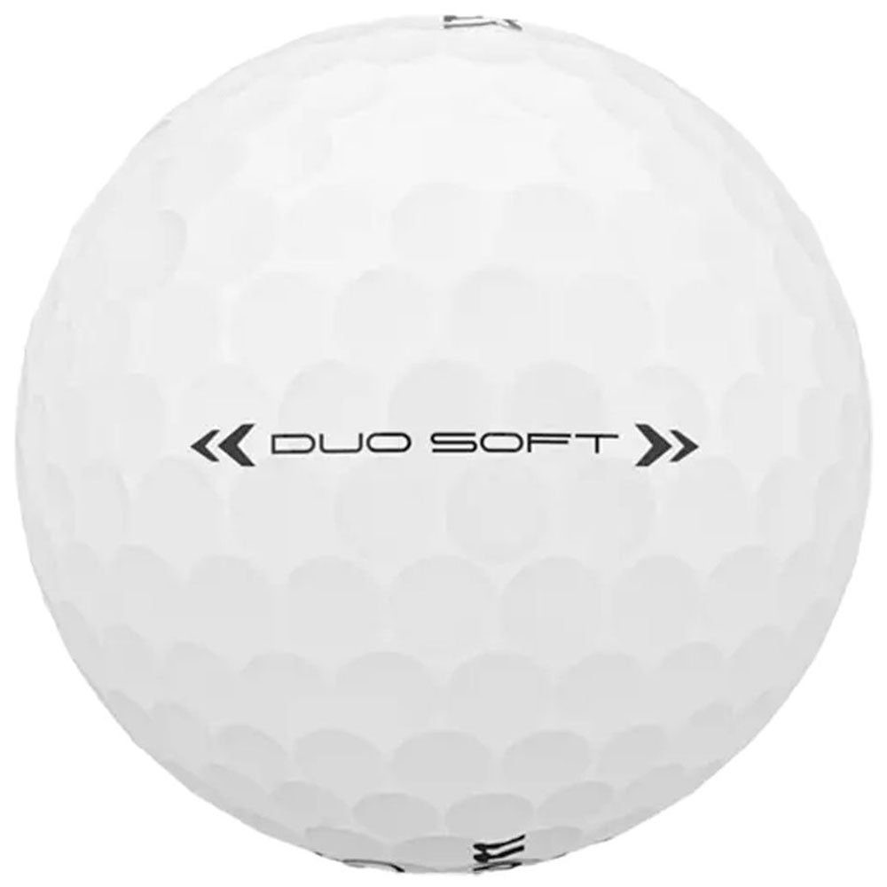 Wilson White Duo Soft Golf Balls (One Dozen)