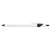 Bullet White w/Black Trim Cougar Retractable Ballpoint Pen