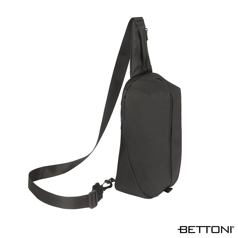 Bettoni Black Moda Milano RPET Crossbody Sling